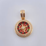 Dije Ruleta 6.2gr / 1 1/4 in / Oro Amarillo 18K %