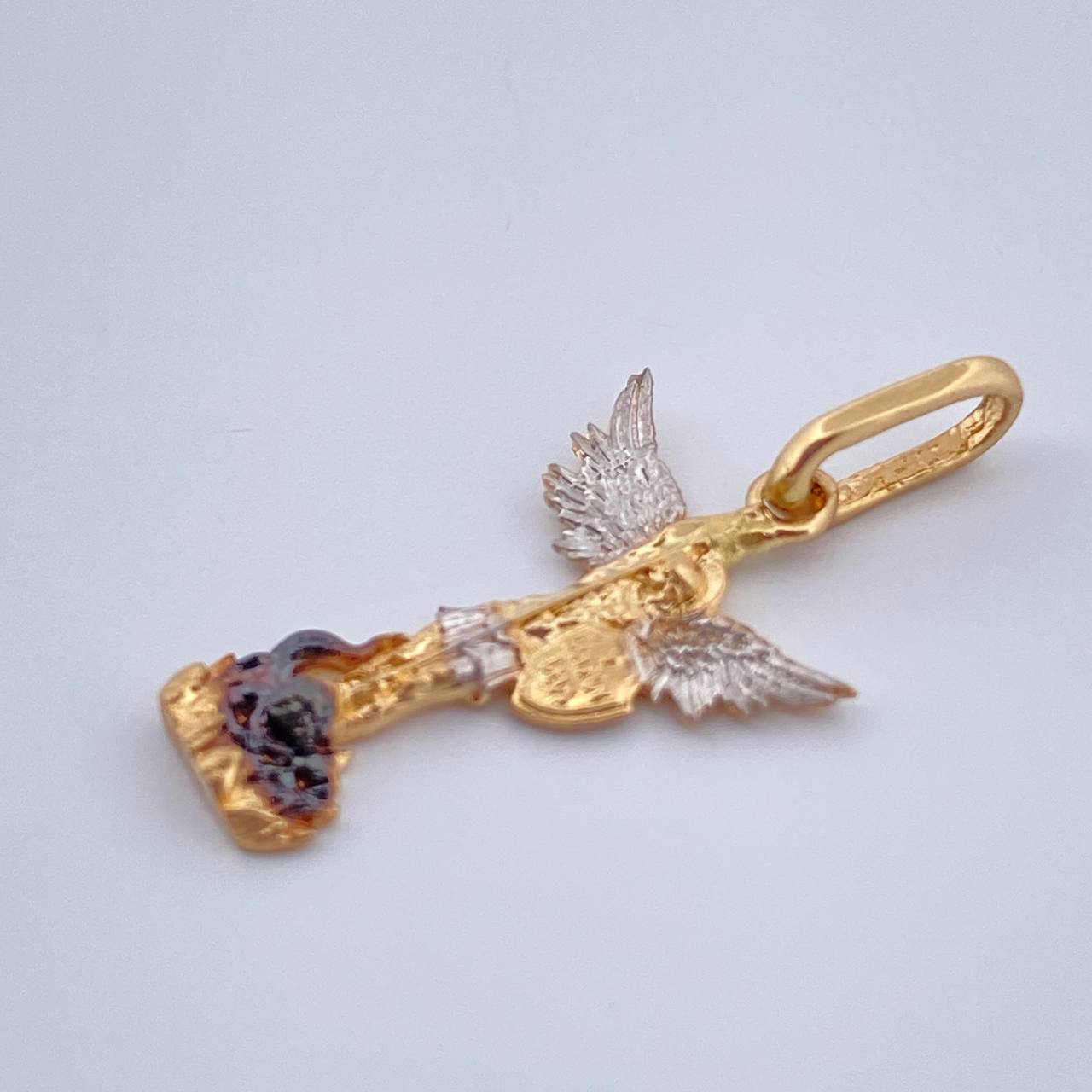 Dije San Miguel 1.05gr / 1 in / Tres Oros 18K %