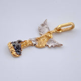 Dije San Miguel 1.7gr / 1 in / Tres Oros 18K %