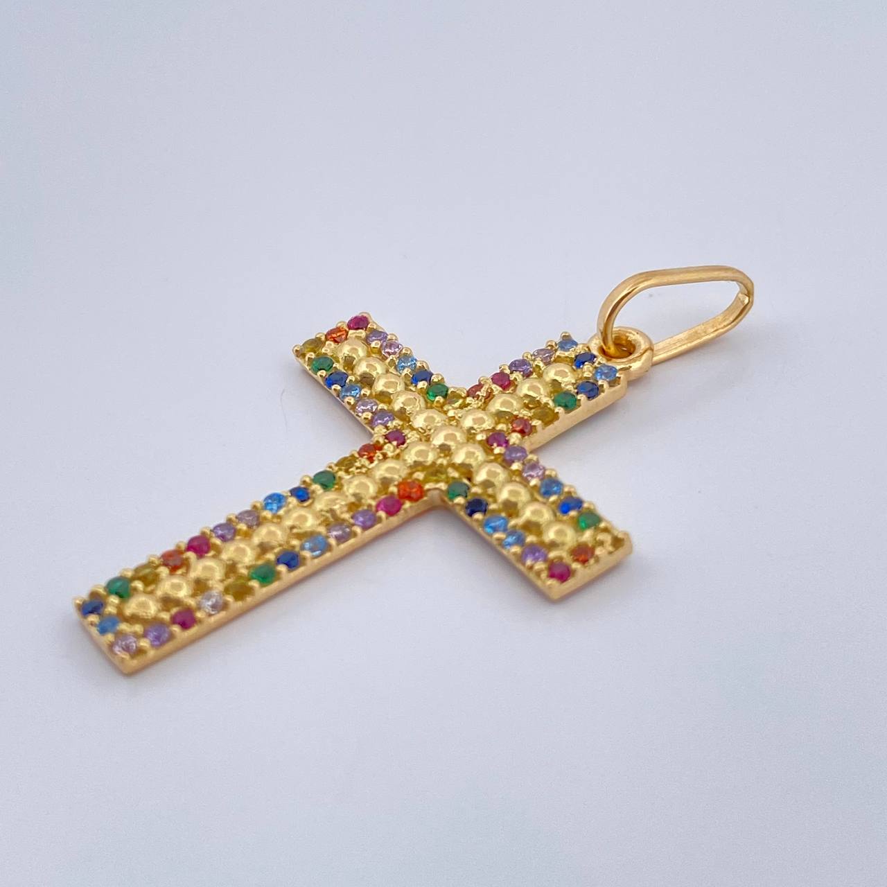 Dije Cruz 1.95gr / 1 1/4 in / Oro Amarillo 18K %