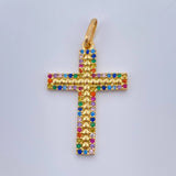 Dije Cruz 1.95gr / 1 1/4 in / Oro Amarillo 18K %