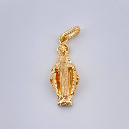 Dije Virgen Milagrosa 2.1gr / 1 in / Oro Amarillo 18K %