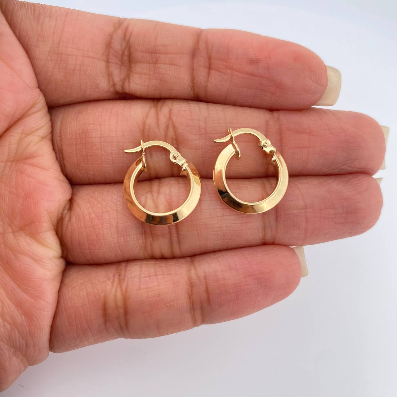 Candongas Clau 1.25gr / 3/4 in / Oro Amarillo 18K %