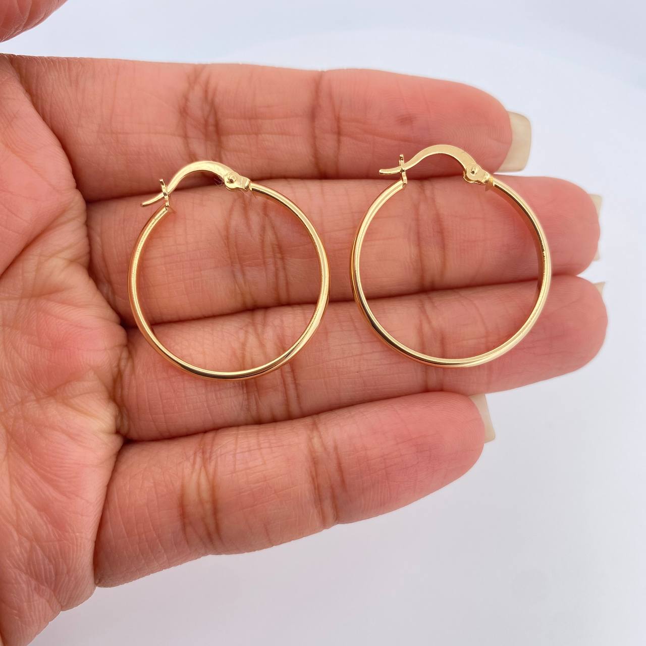 Candongas Nati 1.45gr / 1 in / Oro Amarillo 18K %