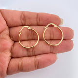 Candongas Nati 1.45gr / 1 in / Oro Amarillo 18K %