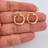 Candongas Lore 1.05gr / 3/4 in / Oro Amarillo 18K %