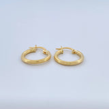 Candongas Lore 1.05gr / 3/4 in / Oro Amarillo 18K %