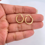 Candongas Zion 1.05gr / 3/4 in / Oro Amarillo 18K %