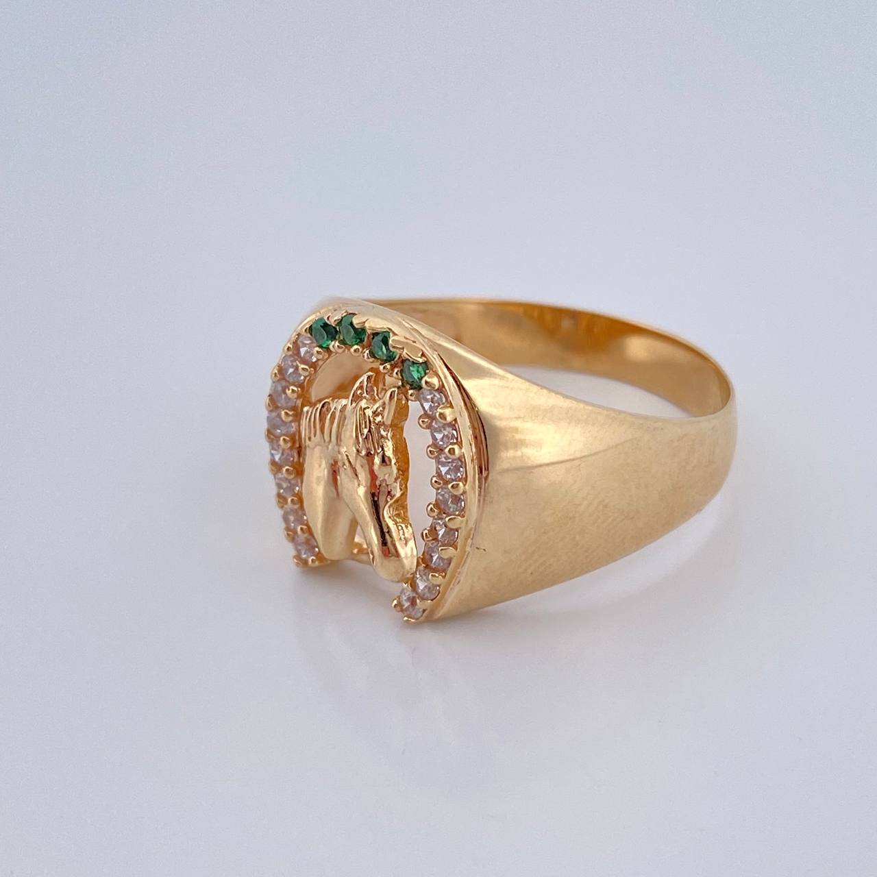 Horse Shoe Ring 5.05gr / T10 1/4 / Yellow Gold 18K %