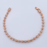 Pulso Militar 7.3gr / 7 1/2 in / 4mm Oro Rosa 18K %