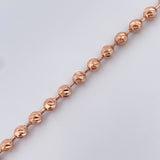 Pulso Militar 7.3gr / 7 1/2 in / 4mm Oro Rosa 18K %