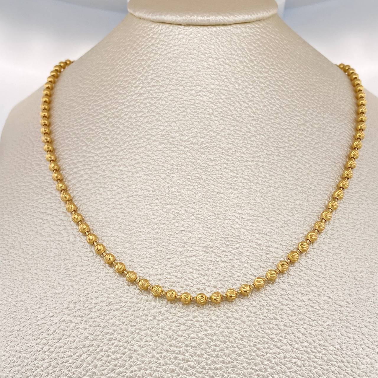 Cadena Militar 17.7gr / 24 1/2 in / 3mm Oro Amarillo 18K %