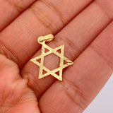 Dije Estrella De David 0.7gr / 1 in / Oro Amarillo 18K %