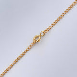 Rosario Virgen Maria Cruz 8.45gr / 23 1/2 in / 1.57mm Oro Amarillo 18K %