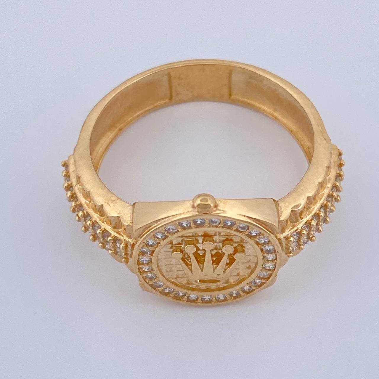 Anillo Corona 6gr / T9 3/4 / Oro Amarillo 18K %