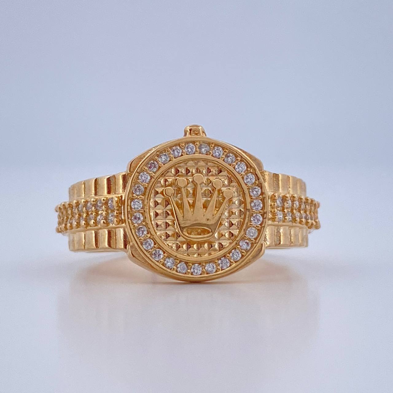 Anillo Corona 6gr / T9 3/4 / Oro Amarillo 18K %