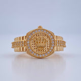 Anillo Corona 6gr / T9 3/4 / Oro Amarillo 18K %