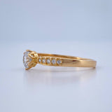 Anillo Solitario Churumbela 2.05gr / T7 / Oro Amarillo 18K %