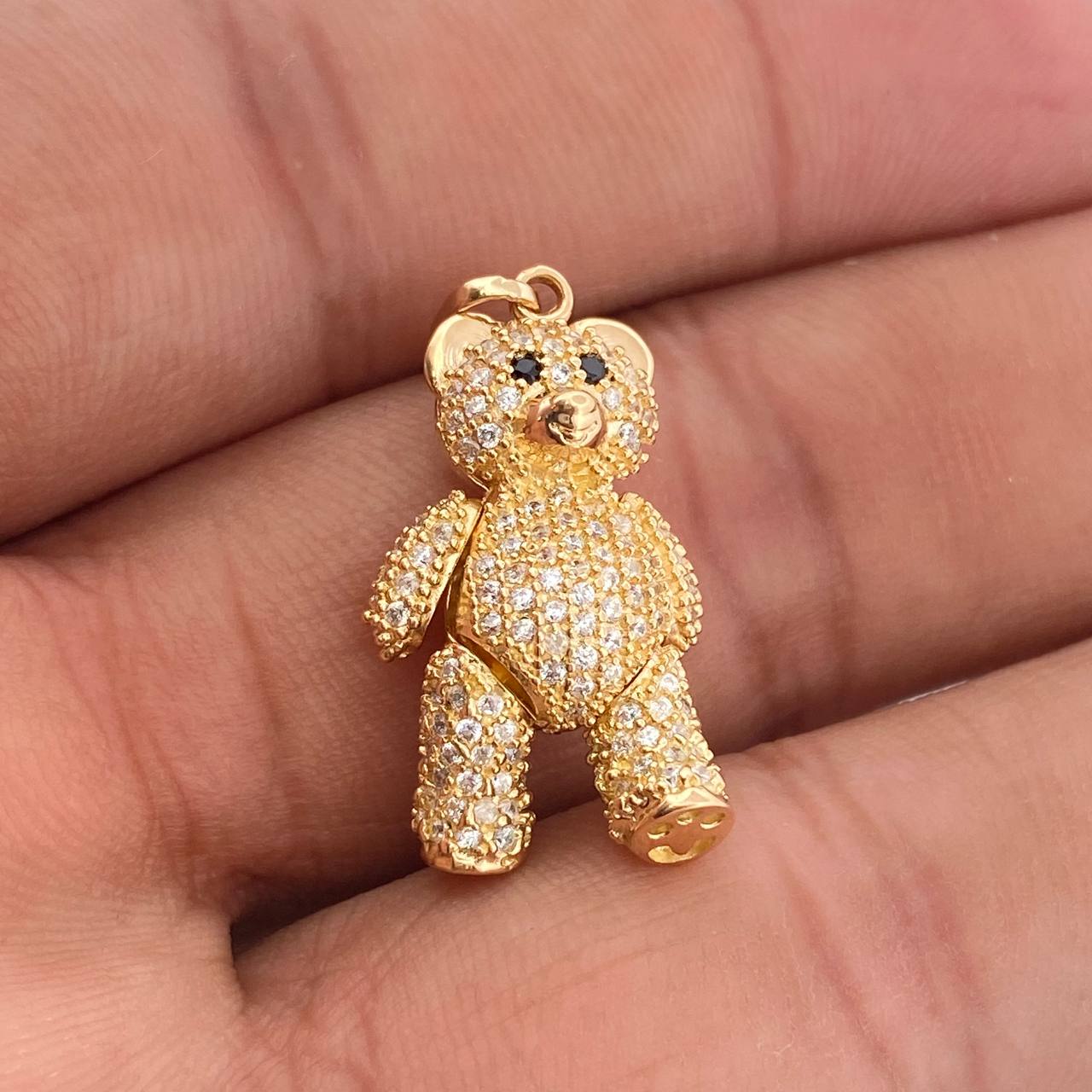 Dije Oso Aritculado 5.85gr / 1 1/4 in / Oro Amarillo 18K %