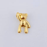 Dije Oso Mano Arriba 0.9gr / 3/4 in / Oro Amarillo 18K