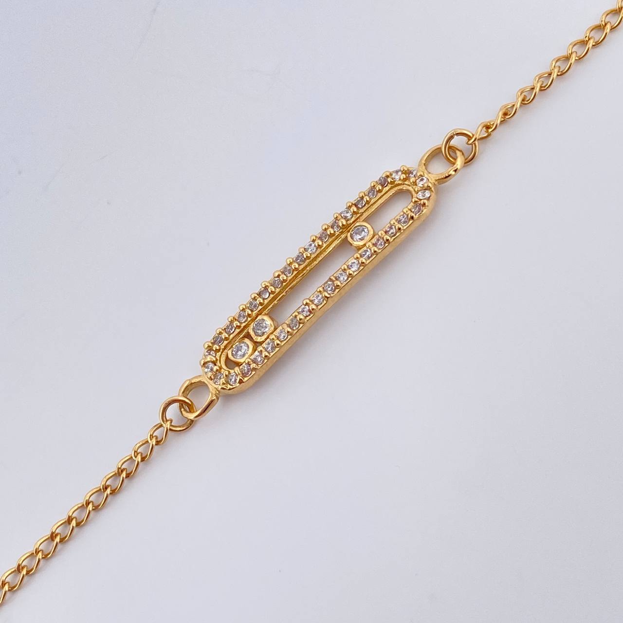 Pulso Msk 2.55gr / 7 1/2 in / 1.3mm Oro Amarillo 18K &