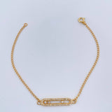 Pulso Msk 2.4gr / 7 1/4 in / 1mm Oro Amarillo 18K &