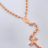 Rosario Virgen de Guadalupe 18.75gr / 24 1/2 in / 5mm Oro Rosa 18K &