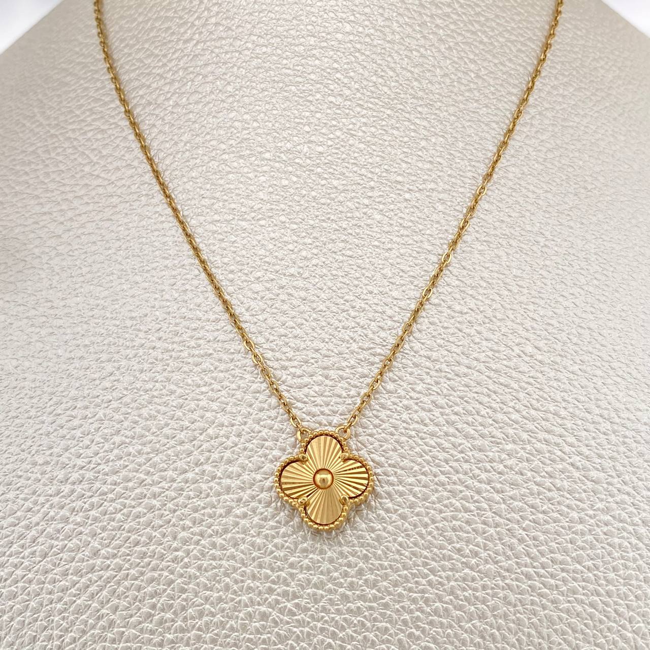 Clover Chain Classic Link 4.2gr / 19 3/4 in / 1mm Yellow Gold 18K &