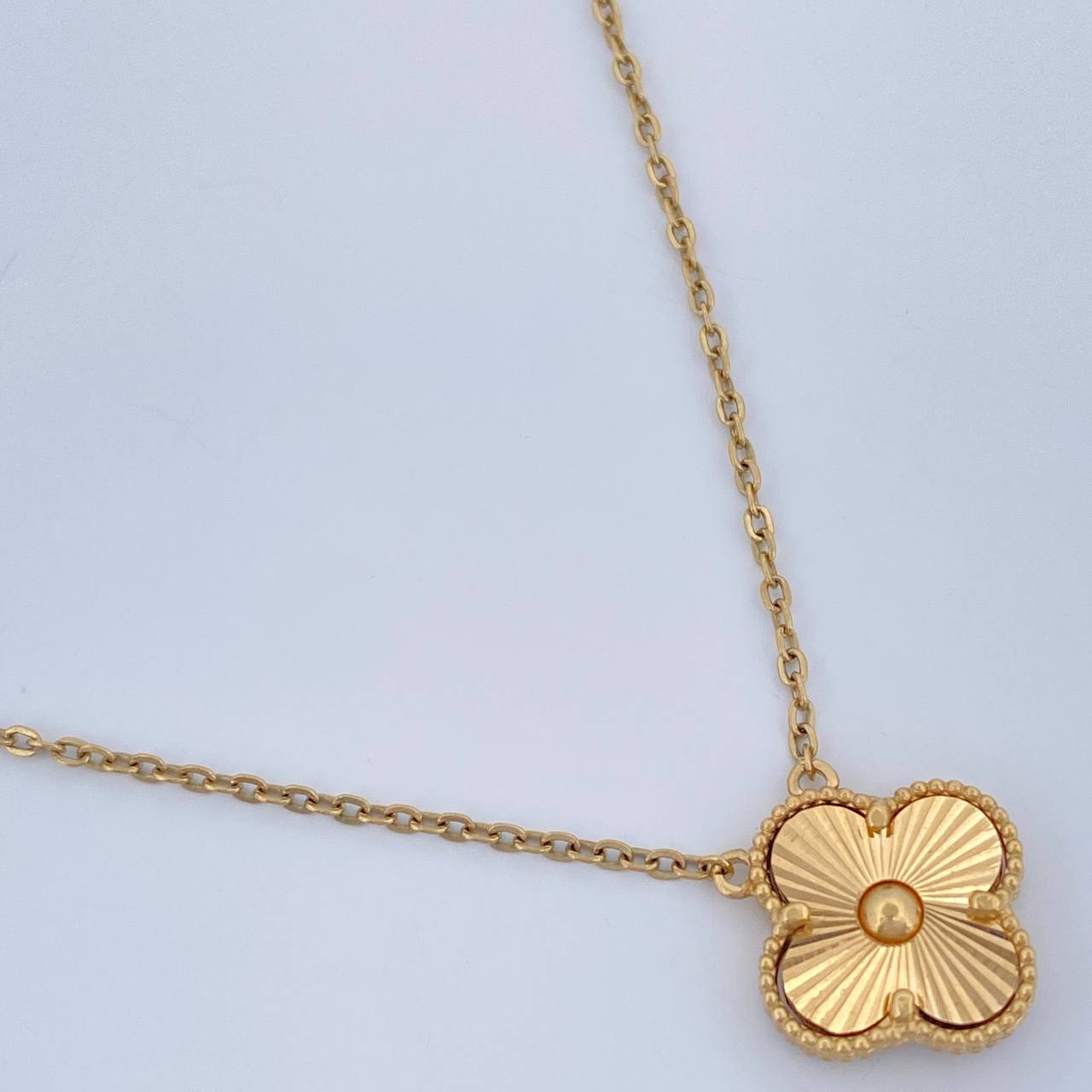 Clover Chain Classic Link 4.2gr / 19 3/4 in / 1mm Yellow Gold 18K &
