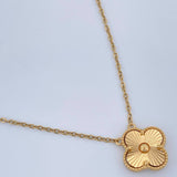 Clover Chain Classic Link 4.2gr / 19 3/4 in / 1mm Yellow Gold 18K &