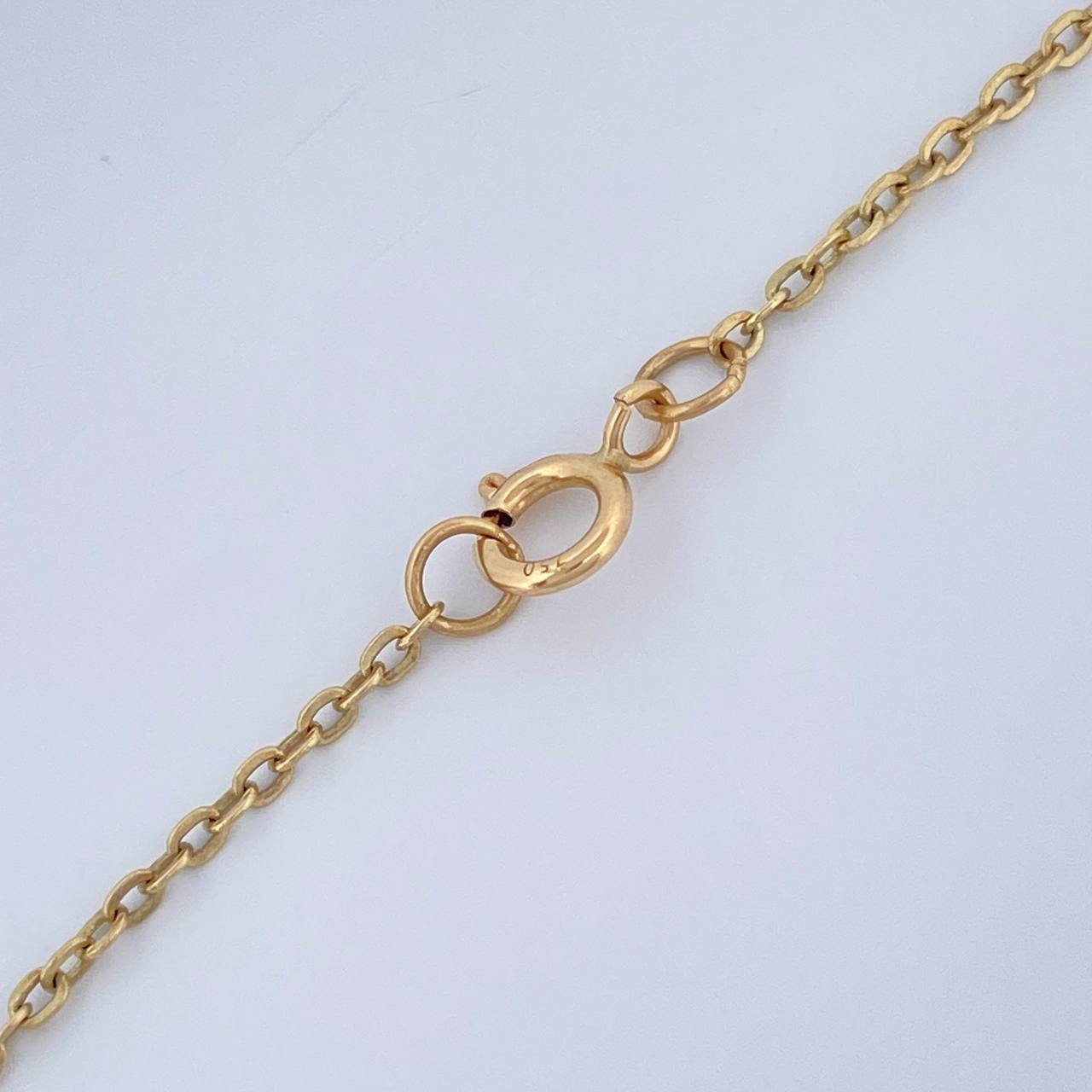Clover Chain Classic Link 4.2gr / 19 3/4 in / 1mm Yellow Gold 18K &