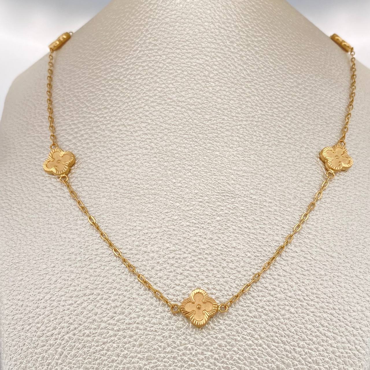 Cadena Trebol Cajon 4.85gr / 18 in / 2mm Oro Amarillo 18K &