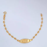 Pulso Bebé GC Placa Octagonal 1.9gr / 6 in / 3mm Oro Amarillo 18K &
