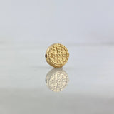 Charm San Benito 0.5gr / 0.4in / Drum 18K Yellow Gold *