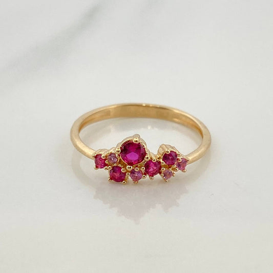 Circles Ring 1.7gr / T6 1/4 / 18K Yellow Gold &