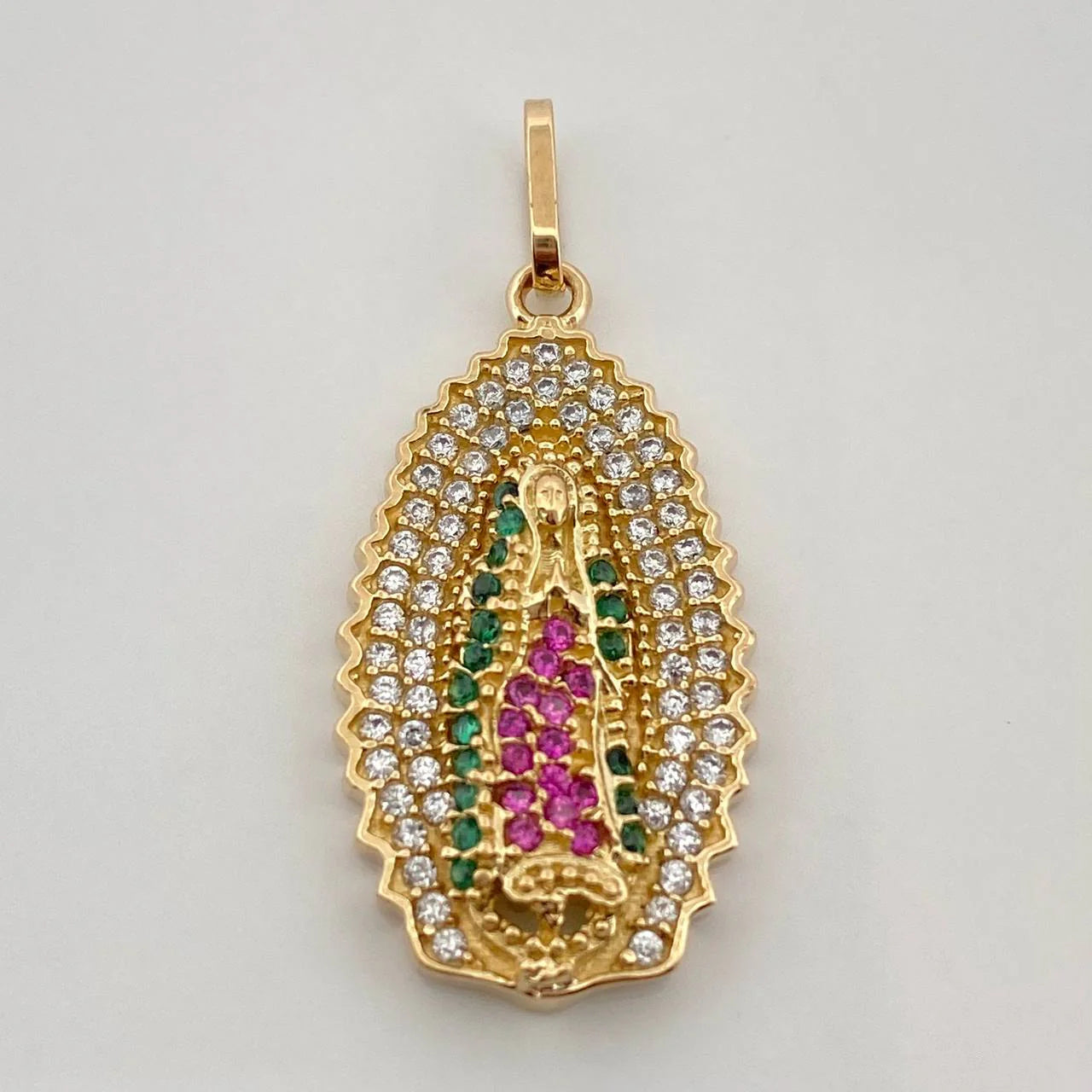 Pendant Virgin of Guadalupe 3.4 g / 1 1/4 in 18K Yellow Gold