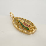 Dije Virgen De Guadalupe 3.3gr / 1 1/4 in / Oro Amarillo 18K &