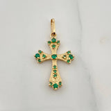 Dije Cruz 1.3gr / 1 in / Oro Amarillo 18K &