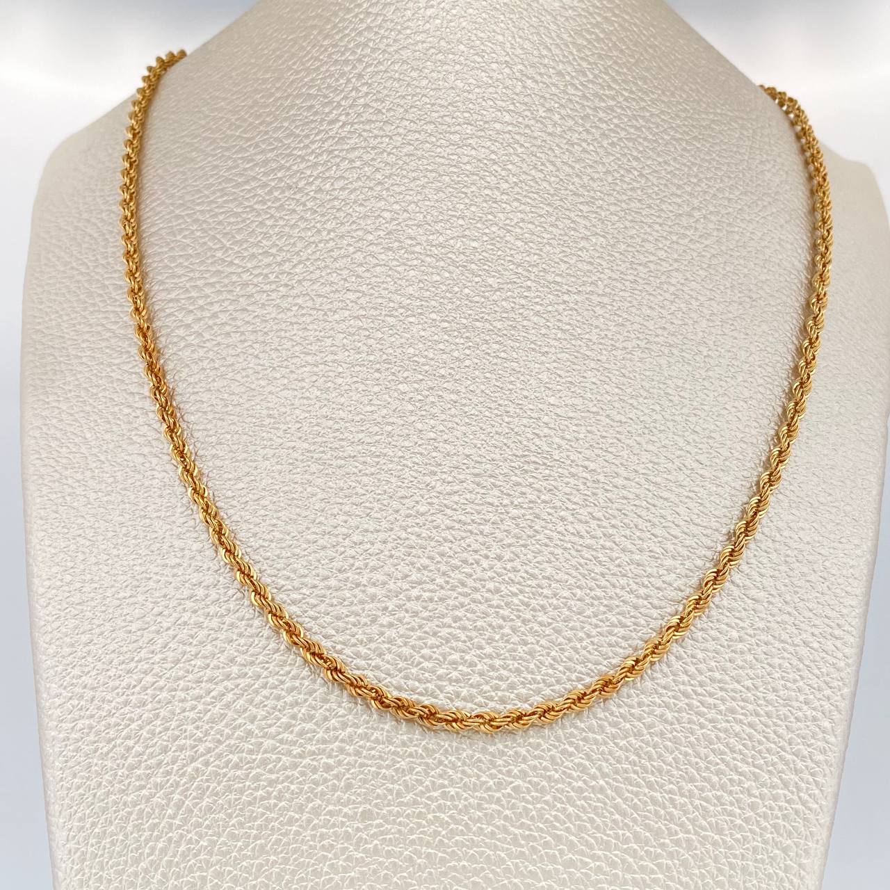 Cadena Lazo 7.3gr / 23 3/4 in / 3mm Oro Amarillo +3 18K $