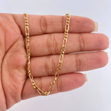 Cadena Figaro 11.1gr / 20 in / 2.6mm Oro Amarillo +1 18K $