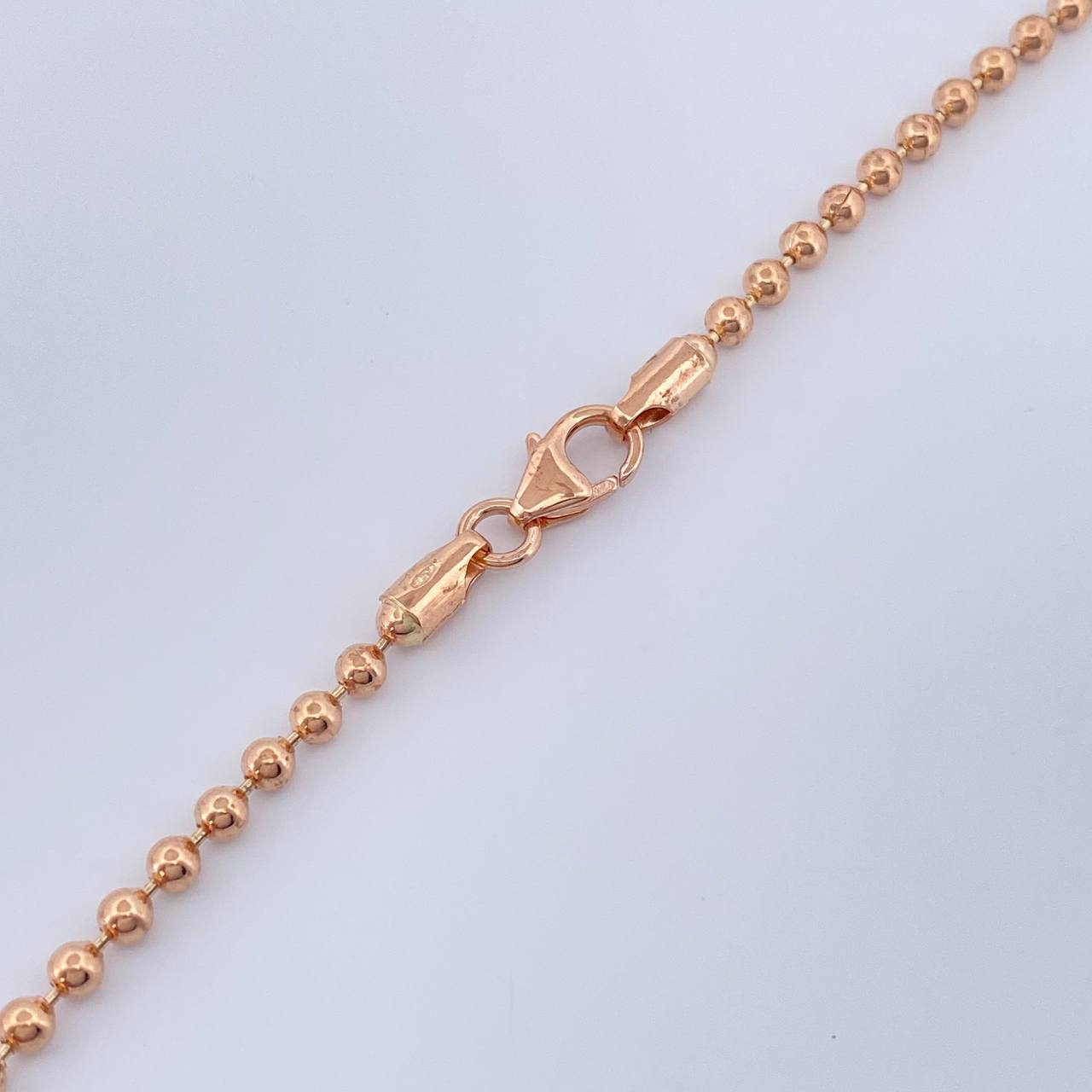 Cadena Militar 13.75gr / 18 in / 3mm Oro Rosa +3 18K %