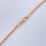 Cadena Militar 13.75gr / 18 in / 3mm Oro Rosa +3 18K %