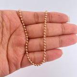 Cadena Militar 13.75gr / 18 in / 3mm Oro Rosa +3 18K %