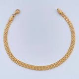 Bismark Bracelet 4.75gr / 7 3/4 in / 4.12mm Yellow Gold +1 18K $