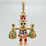 Dije Pato Bolsas de Dinero 1.65gr / 1 in / Oro Amarillo 18K &