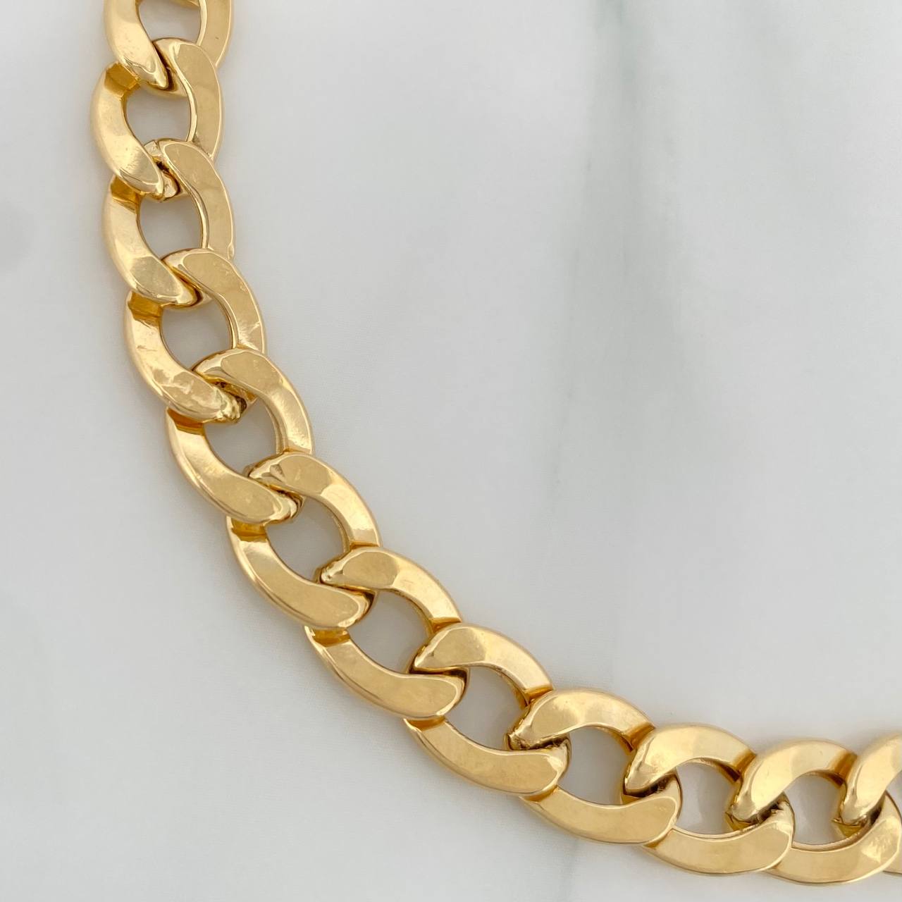 Pulso Cubano 11gr / 8 3/4 in / 8mm Oro Amarillo +1 18K $