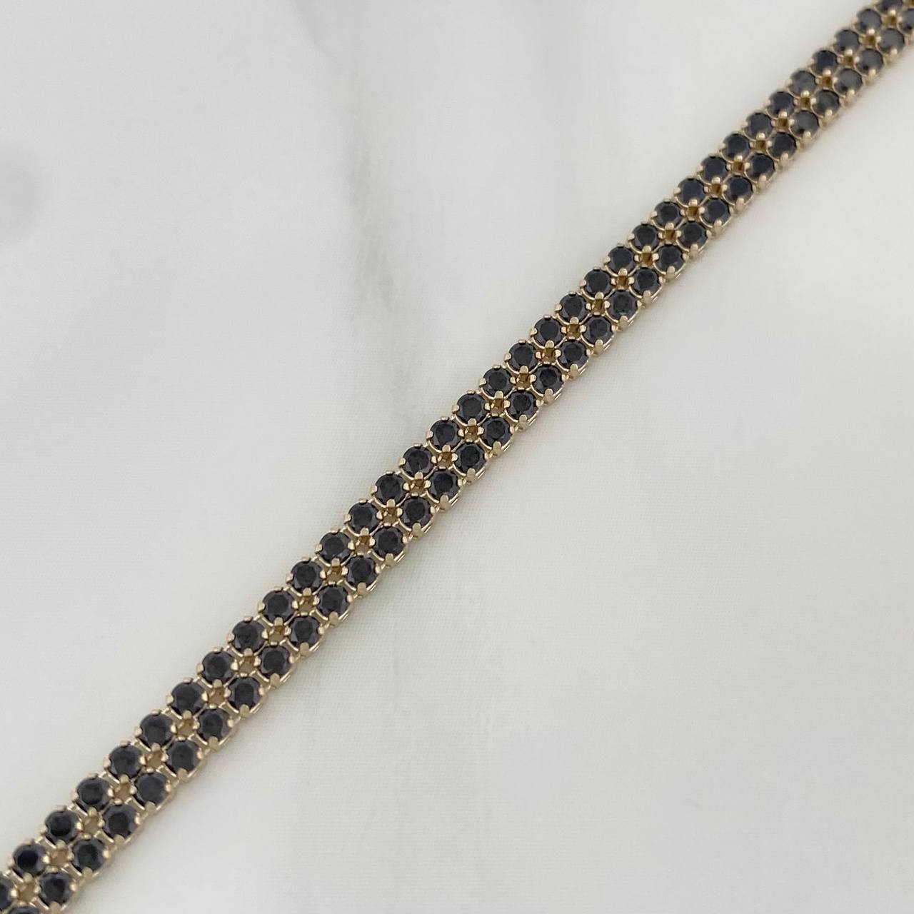 Pulso Tennis 4.9gr / 7 3/4 in / 3.6mm Oro Amarillo +4 18K $