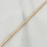 Pulso Tennis 4.15gr / 7 in / 0.6mm Oro Amarillo +4 18K $