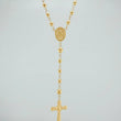 Rosario Virgen Milagrosa 8.4gr / 21 3/4 in / 5mm-4mm Oro Amarillo 18K &