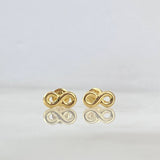 Infinite Stud Earrings 0.65gr / 18K Gold
